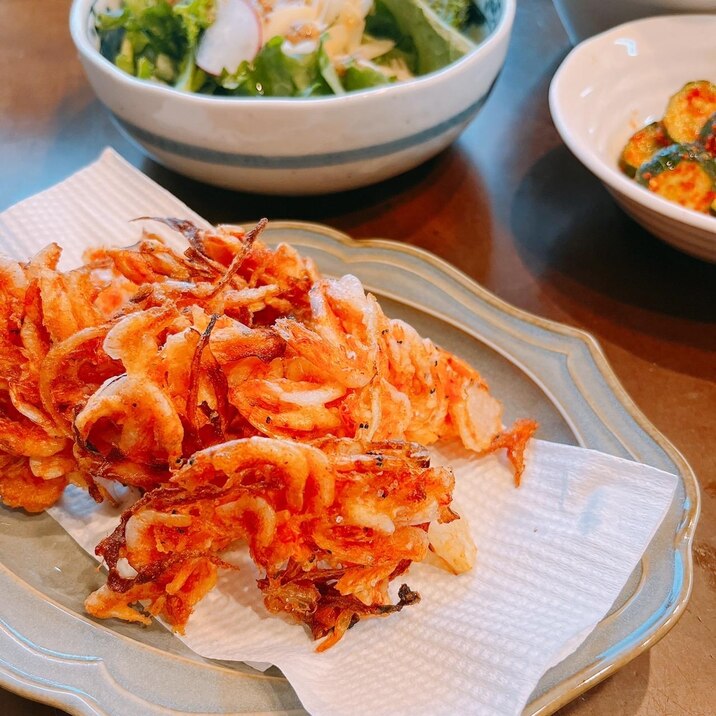 駿河湾の宝石　桜えびのかき揚げ